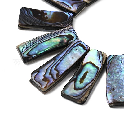 Природные пауа бусы нити BSHE-S305-01B-1