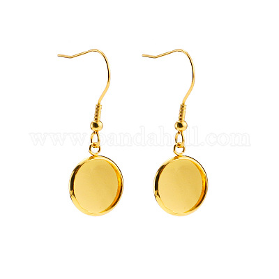 201 серьги-подвески из нержавеющей стали EJEW-P001-A02-G-1