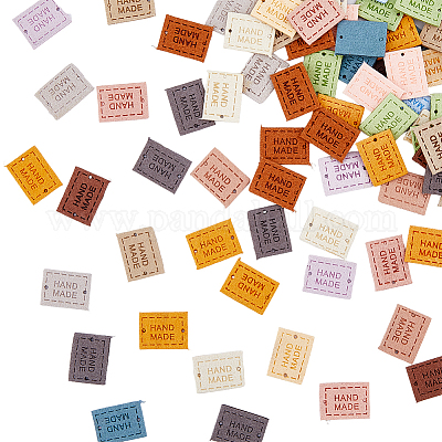 150 шт. 15-х цветные этикетки из микрофибры PATC-HY0001-10-1