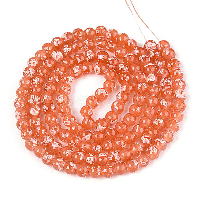 Выпечка краска бисер пряди DGLA-N015-6mm-04-1