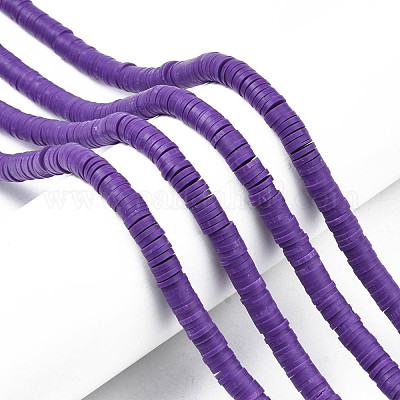 Полимерной глины ручной работы бисер нитей CLAY-R089-6mm-052-1