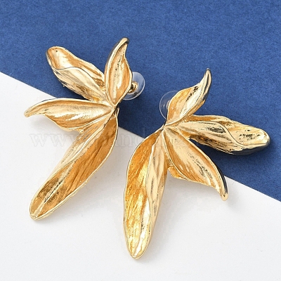 Серьги сплава&nbsp;LS-EJEW-D300-02G-05-1