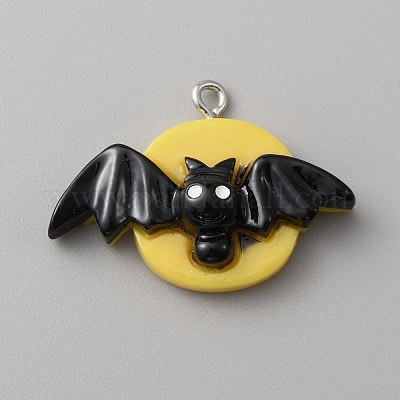 Подвески из непрозрачной смолы RESI-WH0001-04D-1