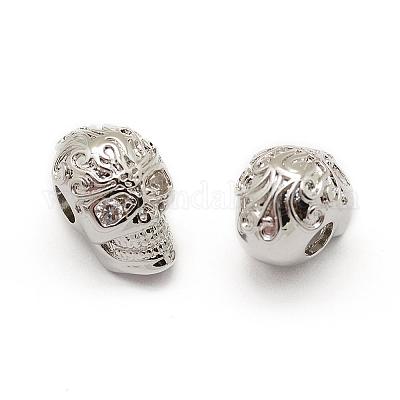 Латунные микро проложить класса AAA кубического циркония бусы ZIRC-G100-31P-NR-1