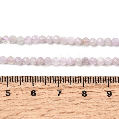 Природные кунцит бисер нитей&nbsp;G-G343-B03-3mm-1