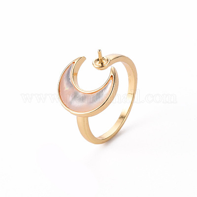 Настройки кольца для пальцев манжеты из латуни KK-T062-70G-NF-1