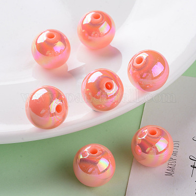 Непрозрачные акриловые бусины MACR-S370-D16mm-SS2109-1