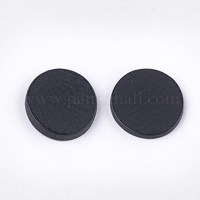 Cabochons en bois peint&nbsp;WOOD-T021-17D-1