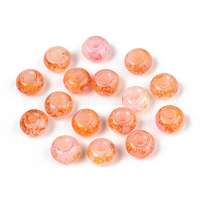 3/0 стеклянные бусины с краской для запекания X1-GLAA-G118-02A-1