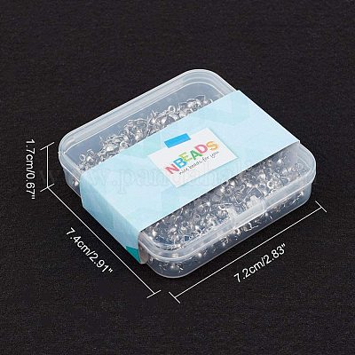 Punte Per Perline A Crimpare - 400 Pezzi, Acciaio Inox, Oro E Argento - Foto 14