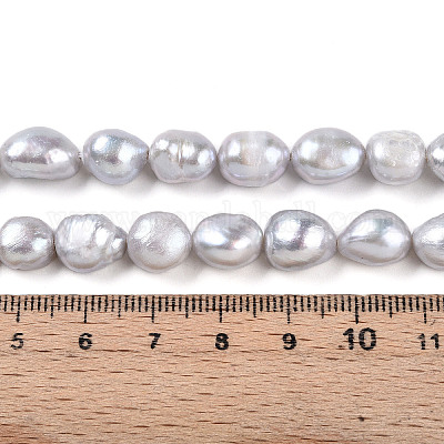 Нити из натурального культивированного пресноводного жемчуга PEAR-N014-09B-01-1