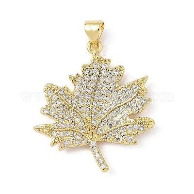 Латунные микро проложить кубического циркония подвески KK-L239-002G-1