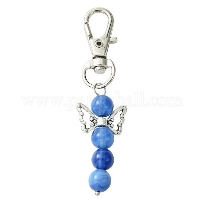 Engel-Anhänger aus Glas&nbsp;HJEW-YW00009-04-1