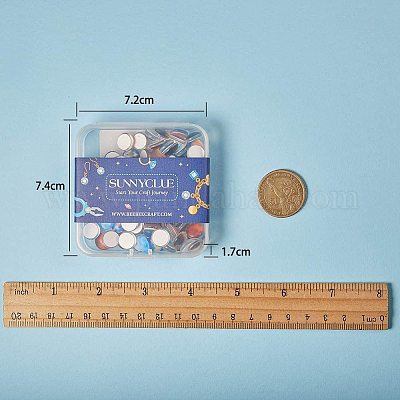 Кабошоны из стекла GLAA-SC0001-03B-1