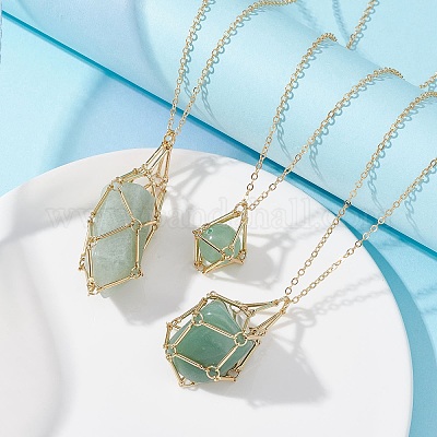 Латунный мешочек для макраме NJEW-JN04445-01-1