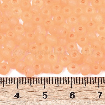 6/0 светящаяся стеклянная бусина SEED-NH0001-01D-1