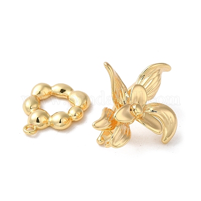 Латунная обшивка стойки с застежками KK-E084-37G-1