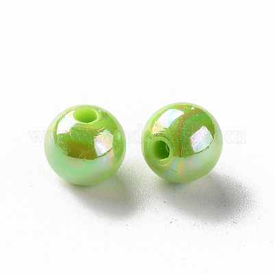 Непрозрачные акриловые бусины MACR-S370-D8mm-A06-1