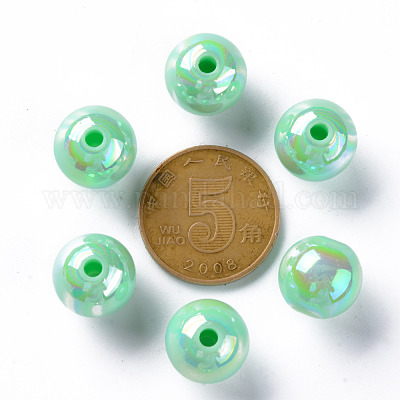 Непрозрачные акриловые бусины MACR-S370-D12mm-A05-1