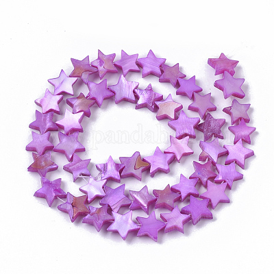 Нити бусин из пресноводных ракушек SHEL-T014-009E-1