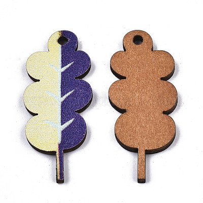 Печатные подвески из липы WOOD-N006-57-1