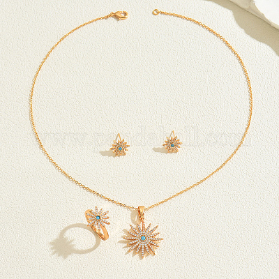 Комплекты из латунных серег-гвоздиков BP3257-1