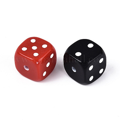 Запекание окрашенных непрозрачных акриловых бусин&nbsp;SACR-T017-41-1