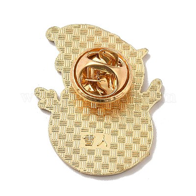 Эмалированная булавка на рождественскую тематику XMAS-R001-06G-1