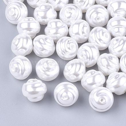Eco-Friendly ABS Plastic Imitation Pearl Beads X-OACR-T012-10A-1
