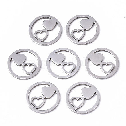 Valentine's Day 201 Stainless Steel Charms STAS-N091-104-1