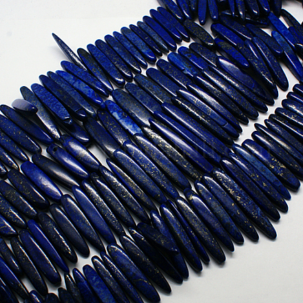 Pietre preziose naturali lapis lazuli fili graduati di perline G-F129-01-1
