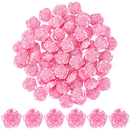 100 шт. непрозрачный АБС-пластик кабошоны KY-SP0001-16B-1