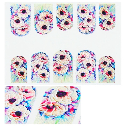 5d stickers nail art autocollants transfert de l'eau MRMJ-S008-071R-1