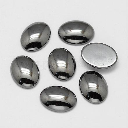 Non-magnetic Synthetic Hematite Cabochons G-P162-04-18x25mm-1