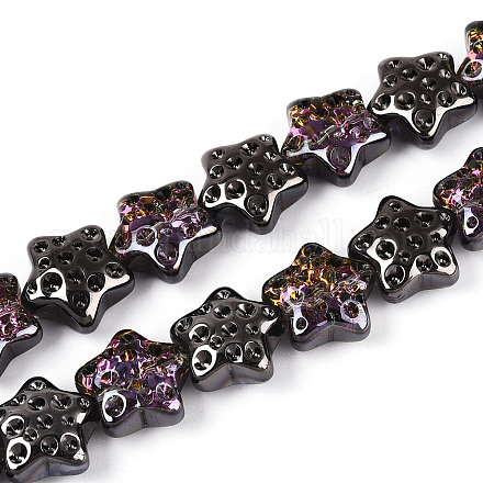 Гальванизируйте прозрачное стекло бисер нитей EGLA-N020-02H-1