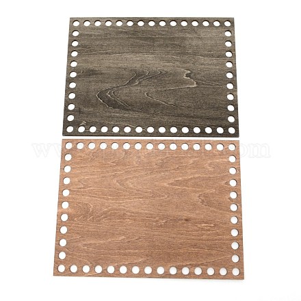 Прямоугольное дно деревянной корзины DIY-WH0258-59-1