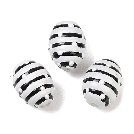 Стеклянные бусины из искусственного нефрита GLAA-L051-02A-1