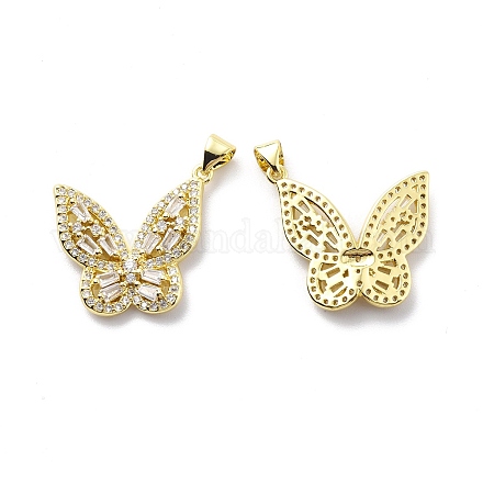 Латунные подвески с фианитами KK-G446-03G-1