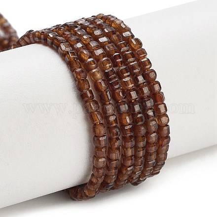 Гранат природный бисер нитей G-H042-B15-01A-1