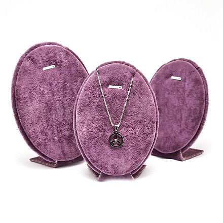 Iron Oval Jewelry Set Displays ODIS-L001-06D-1
