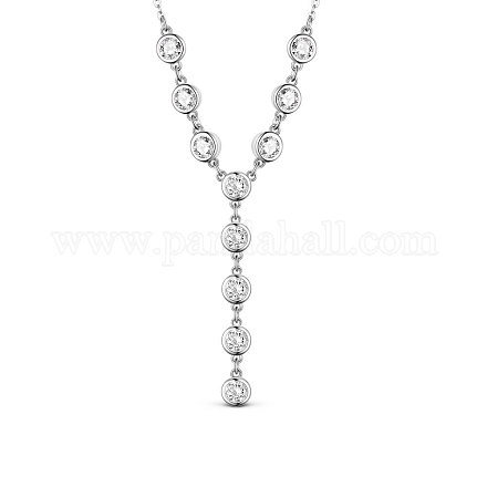 SHEGRACE Rhodium Plated 925 Sterling Silver Pendant Necklaces JN798A-1