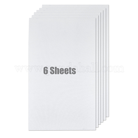 Superfindings 6 feuilles de papier ignifuge en fibre de céramique DIY-FH0001-05-1