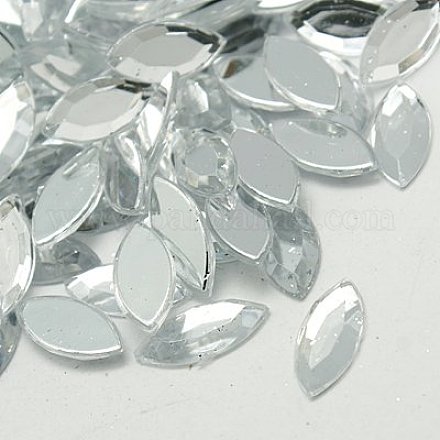 Cabuchones de diamante de imitación de acrílico de Taiwan imitación GACR-A021-7x15mm-01-1