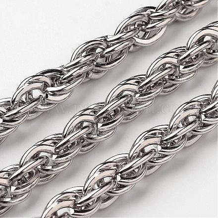 304 Stainless Steel Rope Chains CHS-K001-14-6mm-1