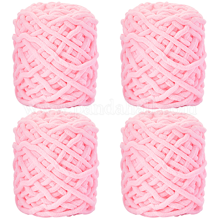 4 рулон мягкой пряжи для вязания крючком OCOR-SP0001-01C-1