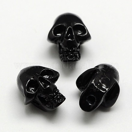Synthetic Coral Skull Beads for Halloween CORA-L019-04-1
