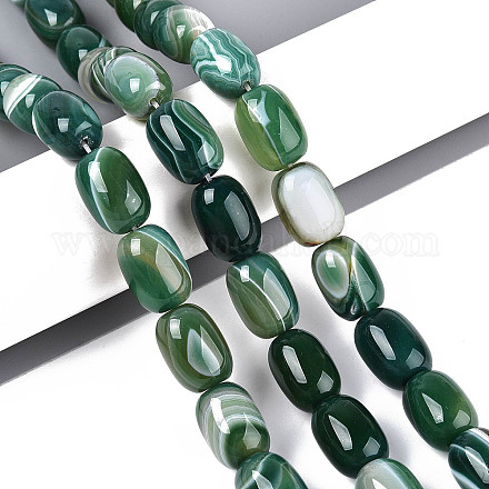 Природный агат бисер нитей G-N356-02A-04-1