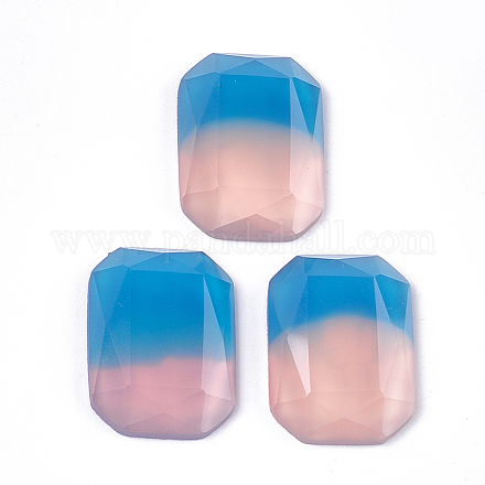 Cabujones de resina de dos tonos X-CRES-T014-01E-1
