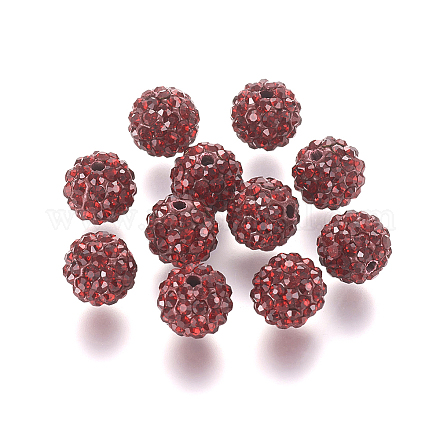 Perles de strass en argile polymère RB-K050-10mm-C05-1