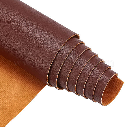 Imitation Leather Fabric DIY-WH0221-24C-1